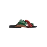 La DoubleJ Sandy Slides in Dark Green at Coveti