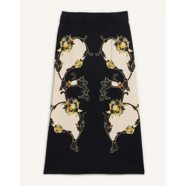 La DoubleJ Santa Monica Skirt in Buttercup Black, view 6