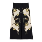 La DoubleJ Santa Monica Skirt in Buttercup Black at Coveti