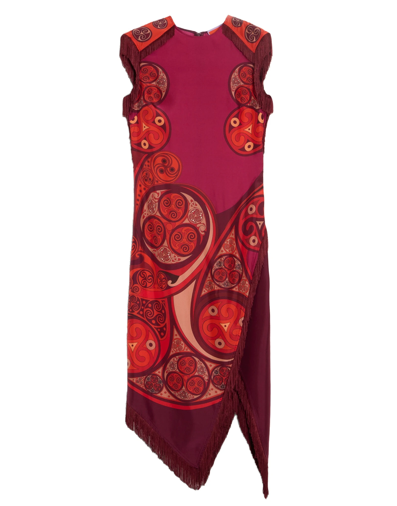 La DoubleJ Scarf Dress in Alchemy Dark Red at Coveti La DoubleJ Scarf Dress in Alchemy Dark Red at Coveti