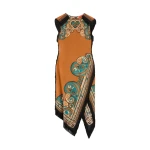La DoubleJ Scarf Dress in Kells Tobacco at Coveti