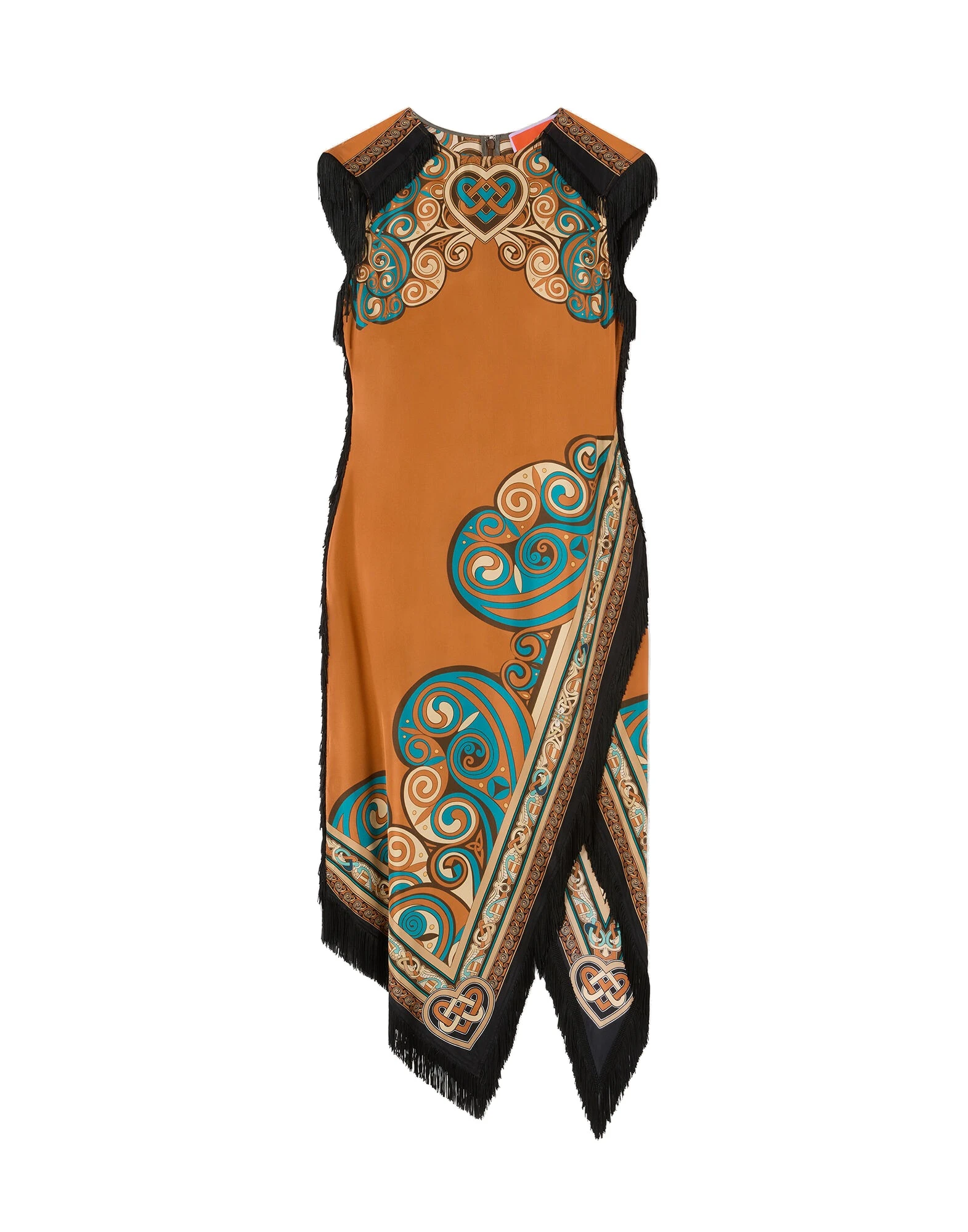 La DoubleJ Scarf Dress in Kells Tobacco at Coveti La DoubleJ Scarf Dress in Kells Tobacco at Coveti