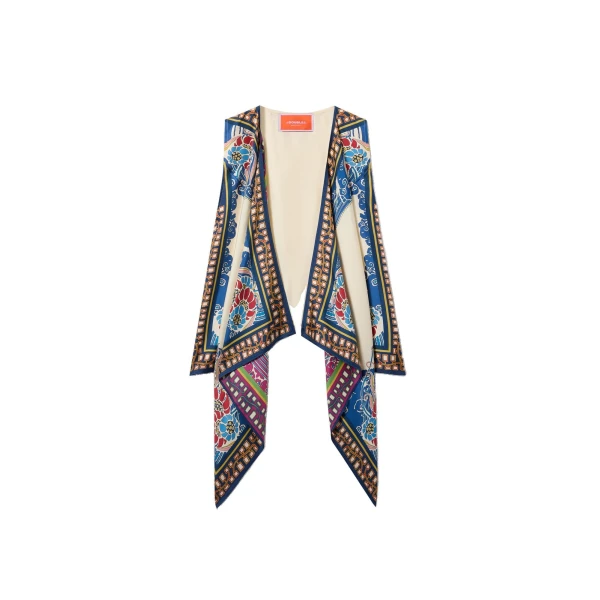 Scarf Gilet in Lemuria Blue