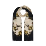 La DoubleJ Scarf in Buttercup Black at Coveti