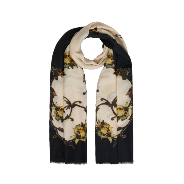 La DoubleJ Scarf in Buttercup Black at Coveti