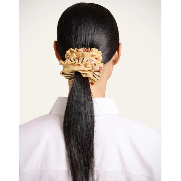 La DoubleJ Scrunchie Set in Mixed Prints, Set 13, view 4