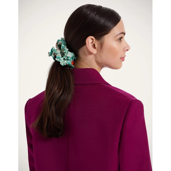 La DoubleJ Scrunchie Set in Mixed Prints, Set 8, view 2
