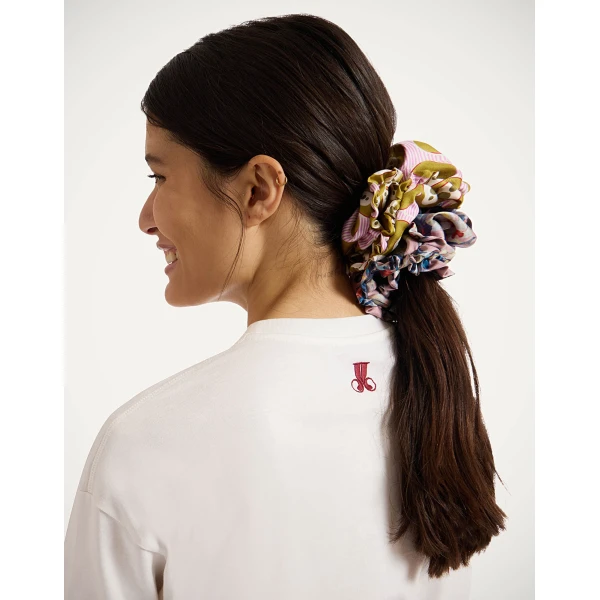 La DoubleJ Scrunchie Set in Mixed Prints