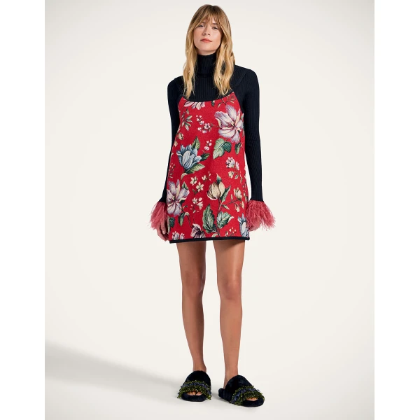 La DoubleJ Sedgewick Dress in Honolulu Red | Mini Dresses | Coveti