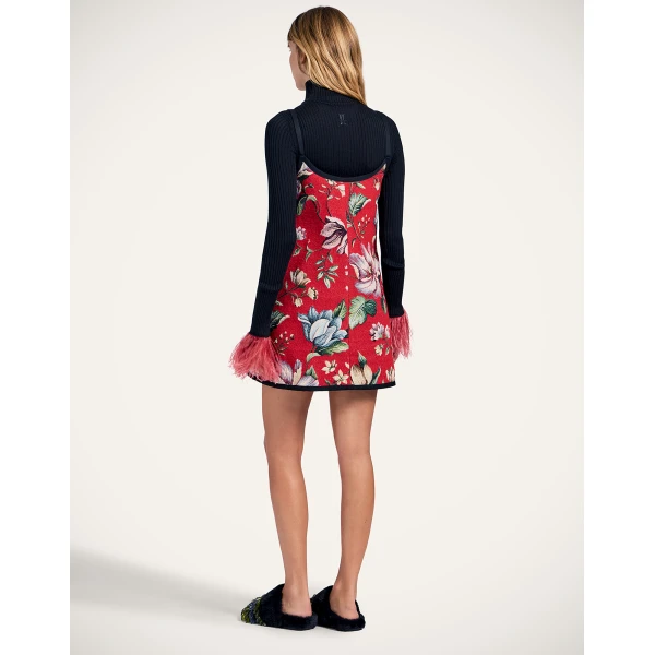 La DoubleJ Sedgewick Dress in Honolulu Red | Mini Dresses | Coveti