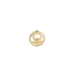 La DoubleJ Shen Loop Ring in 24K Gold Plate at Coveti
