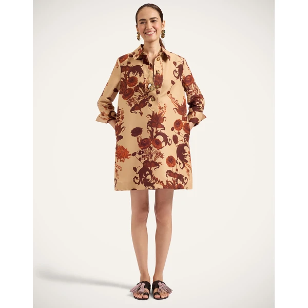 La DoubleJ Short Artemis Dress in Coven Buttercream at Coveti