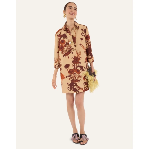 La DoubleJ Short Artemis Dress in Coven Buttercream at Coveti