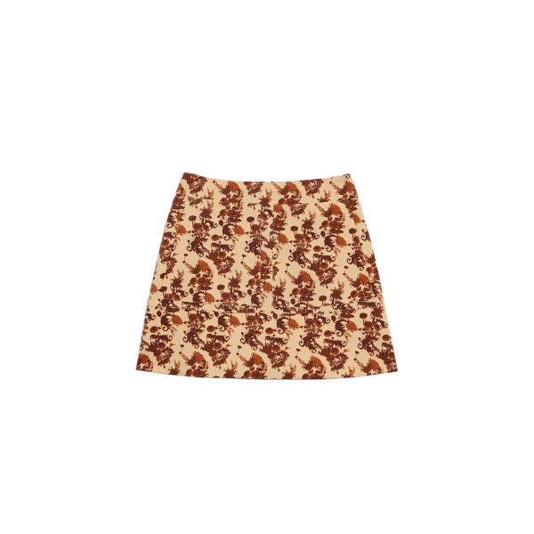La DoubleJ Short Skirt in Coven Micro Buttercream at Coveti