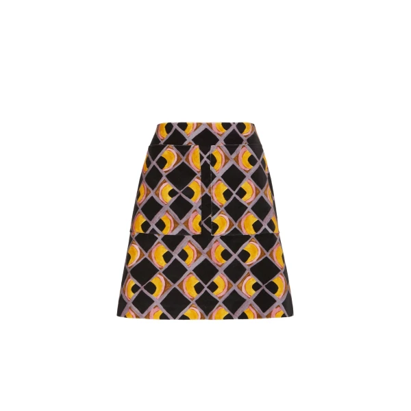 Short Skirt in Half-Light Black