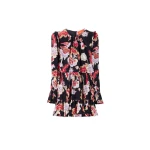 La DoubleJ Short Visconti Dress in Lark Black
