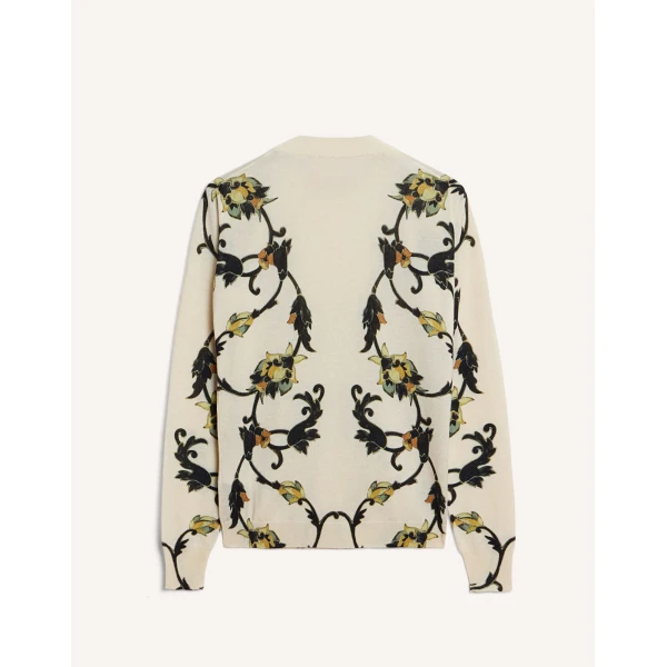 La DoubleJ Silky Crew Neck in Buttercup White, view 6