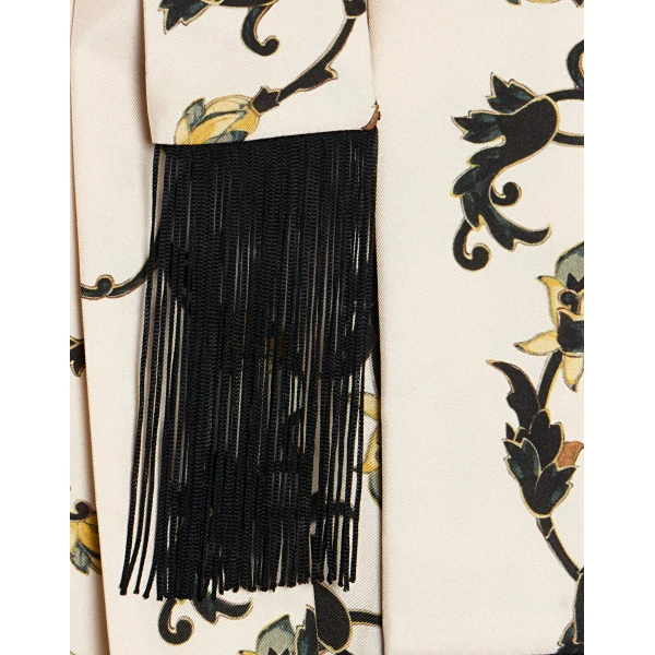 La DoubleJ Skinny Belt in Buttercup Micro White | Belts | Coveti