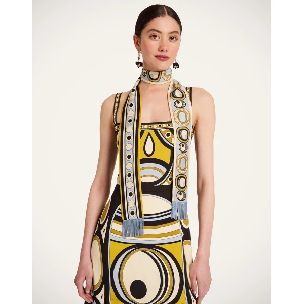 La DoubleJ Skinny Scarf in Sanctuary Light Blue at Coveti