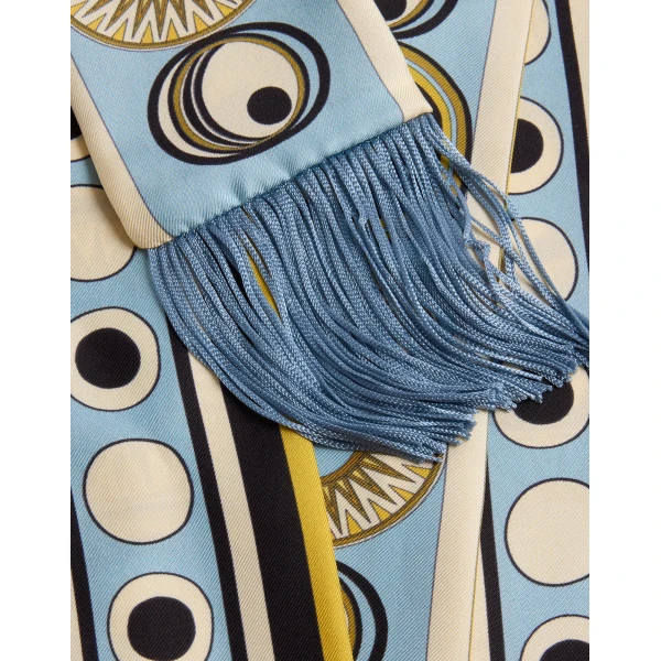 La DoubleJ Skinny Scarf in Sanctuary Light Blue at Coveti