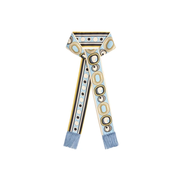 La DoubleJ Skinny Scarf in Sanctuary Light Blue at Coveti