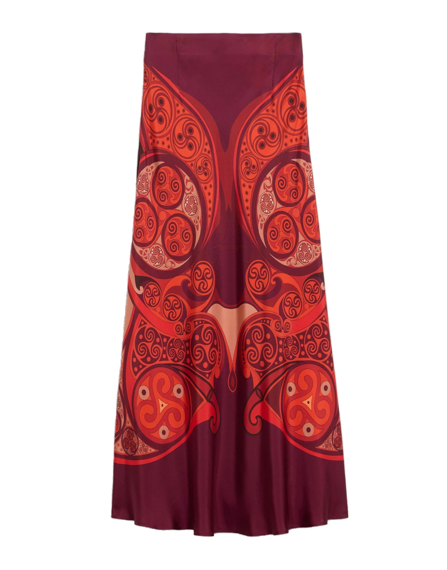 La DoubleJ Sleek Skirt in Alchemy Dark Red at Coveti La DoubleJ Sleek Skirt in Alchemy Dark Red at Coveti