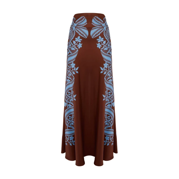 Sleek Skirt in Signoria Brown