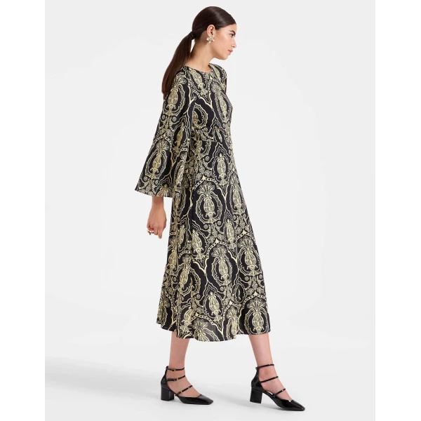 La DoubleJ Sorella Dress in Banquet Black, view 5