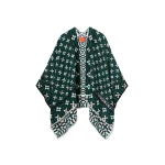 La DoubleJ Soul Poncho in Byte Green at Coveti
