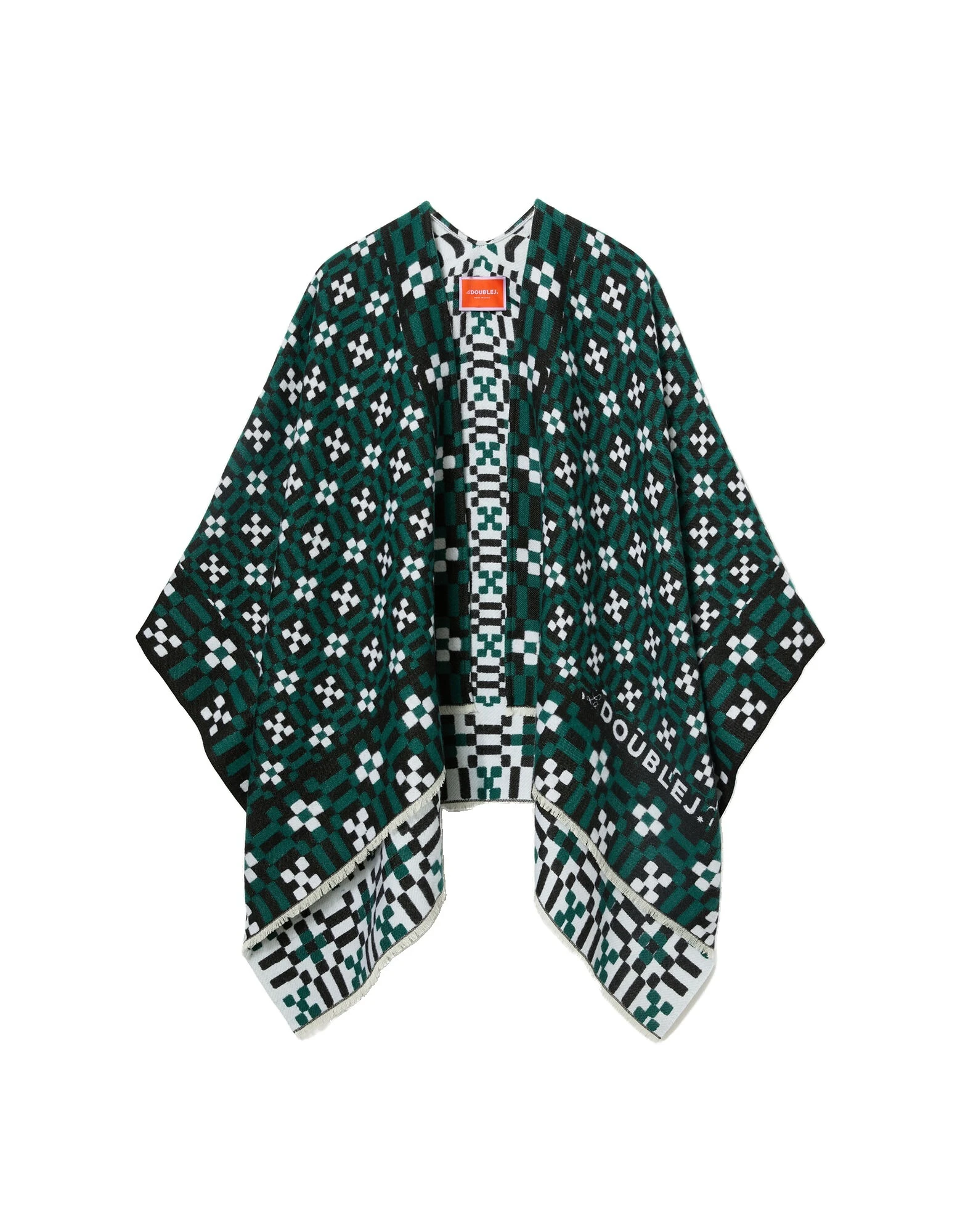 La DoubleJ Soul Poncho in Byte Green at Coveti La DoubleJ Soul Poncho in Byte Green at Coveti