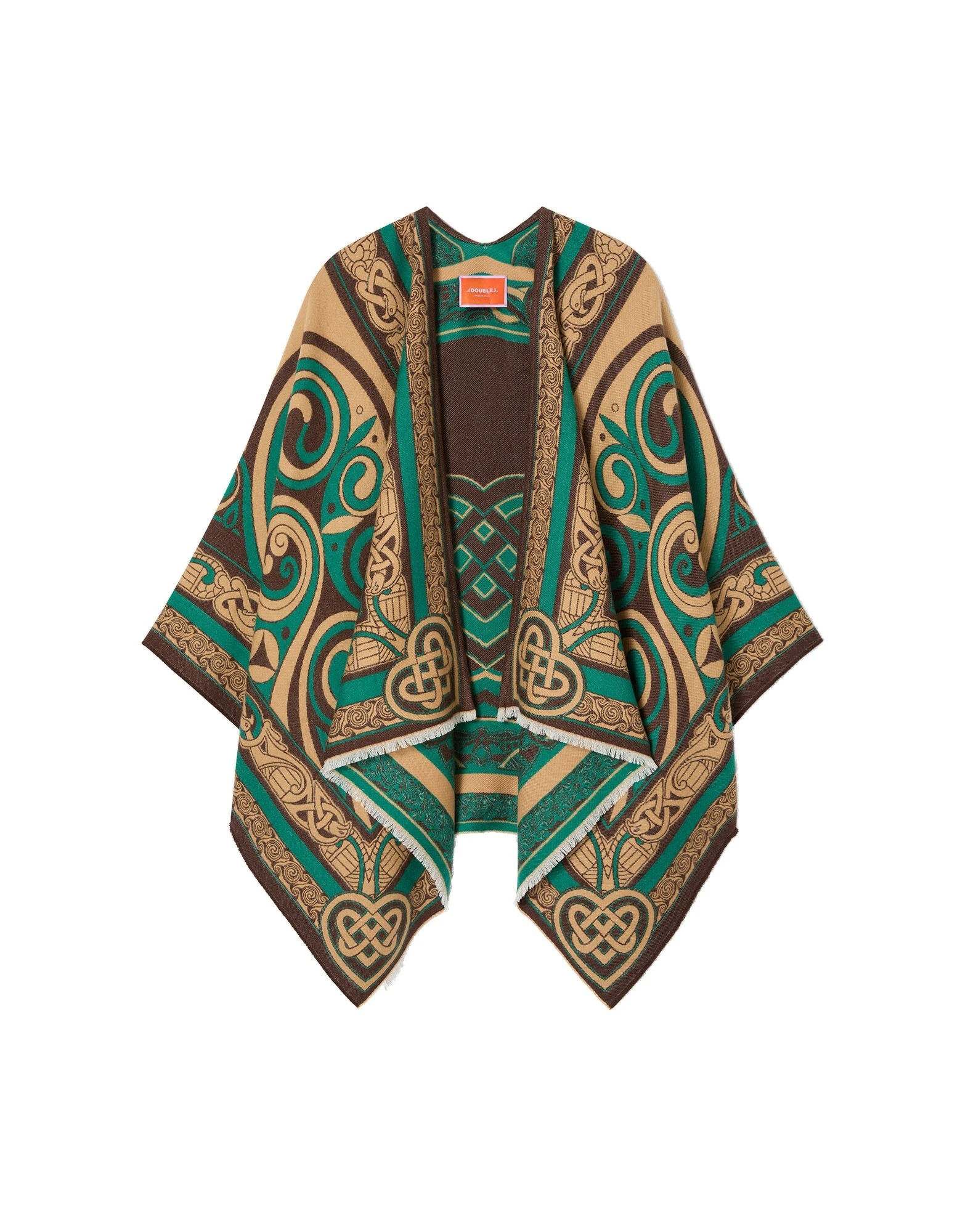 La DoubleJ Soul Poncho in Kells Camel at Coveti La DoubleJ Soul Poncho in Kells Camel at Coveti