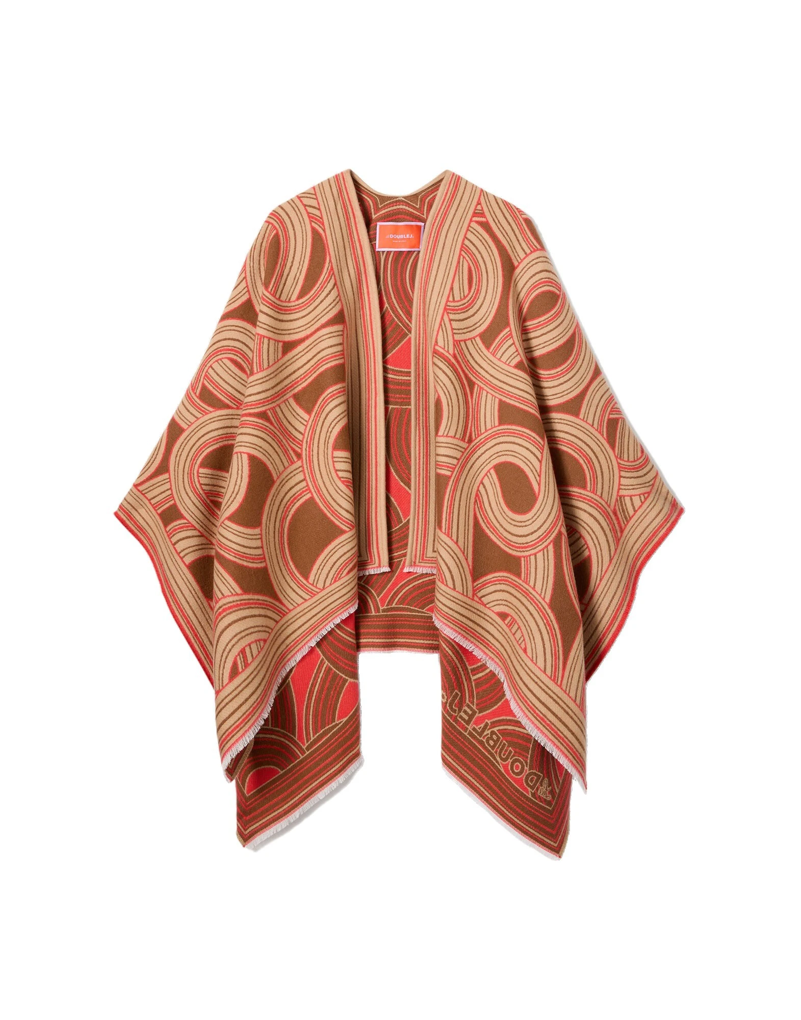 La DoubleJ Soul Poncho in Montecarlo Camel at Coveti La DoubleJ Soul Poncho in Montecarlo Camel at Coveti