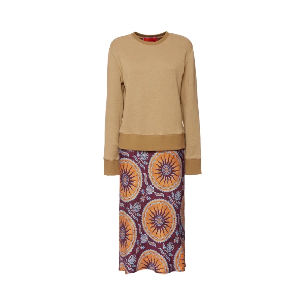 La DoubleJ Sporty Pencil Dress in Sovereign Purple | Maxi Dresses | Coveti