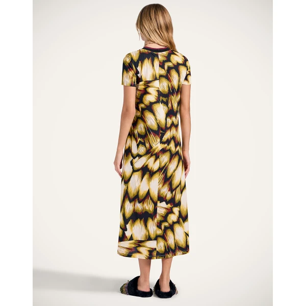 La DoubleJ Sporty Swing Dress in Monarch Black, view 3
