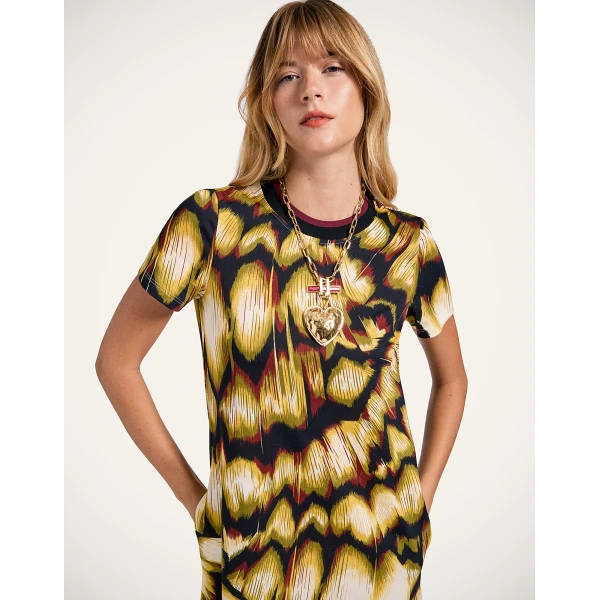 La DoubleJ Sporty Swing Dress in Monarch Black, view 5