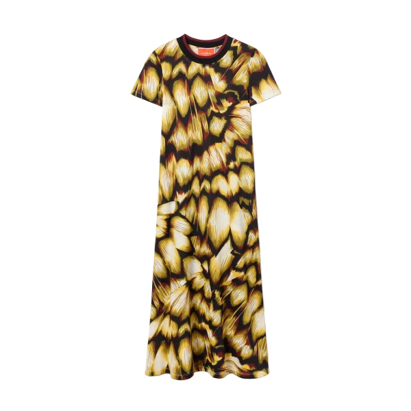 La DoubleJ Sporty Swing Dress in Monarch Black
