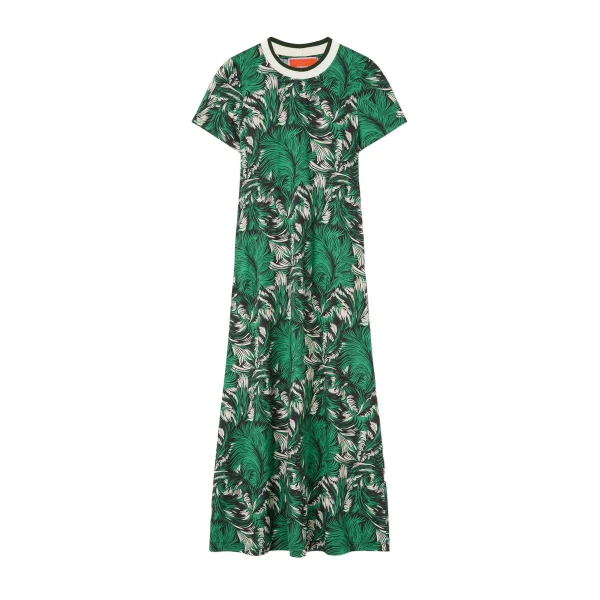 Sporty Swing Dress in Quill Green