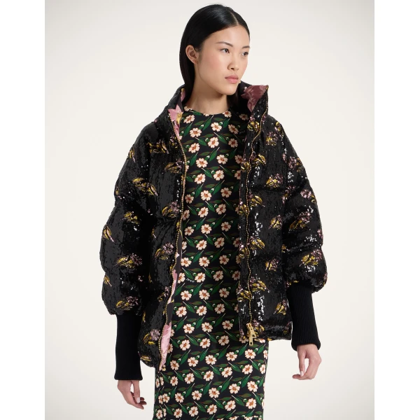 La DoubleJ St. Moritz Jacket in Mayfair Black | Jackets | Coveti