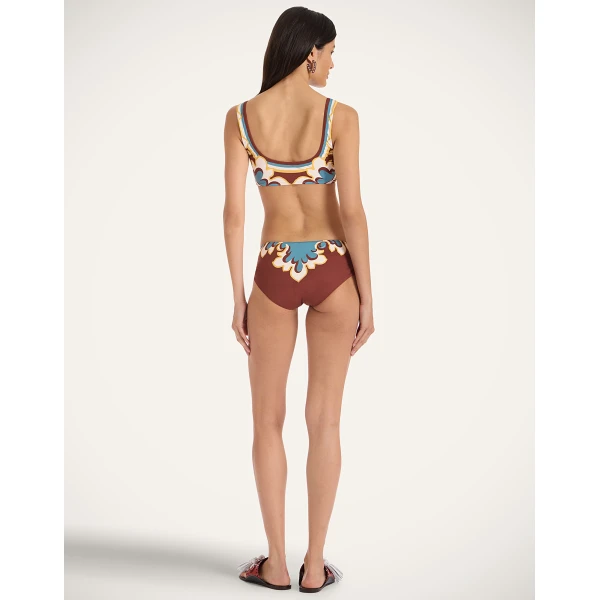 La DoubleJ Sunset Bikini Bottom in Palazzo Chocolate | Bikini | Coveti