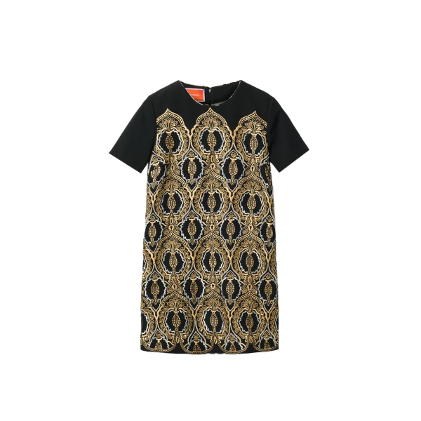 Super Mini Swing Dress in Black