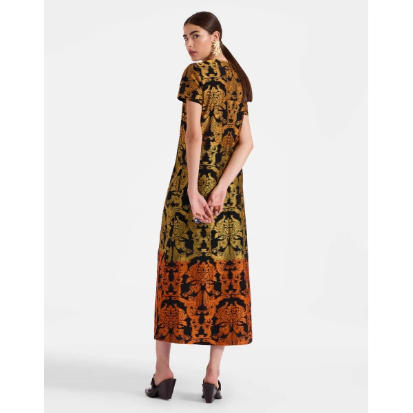 La DoubleJ Super Swing Dress in Cherubs Multicolor, view 3