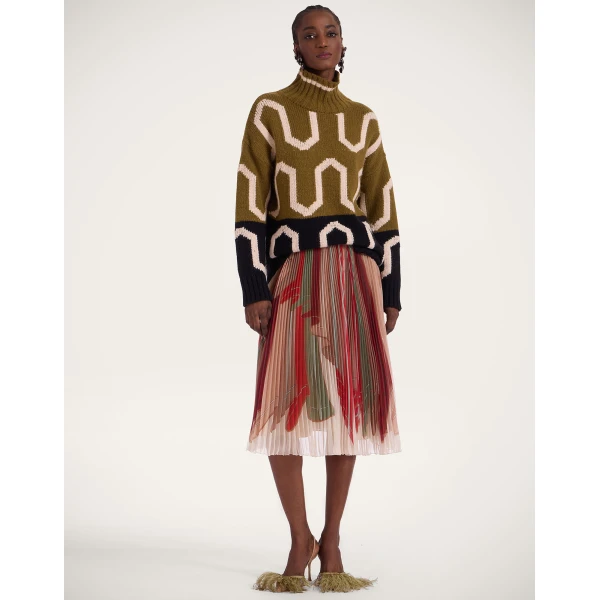 La DoubleJ Supremes Skirt in Twist Multicolor | Skirts | Coveti