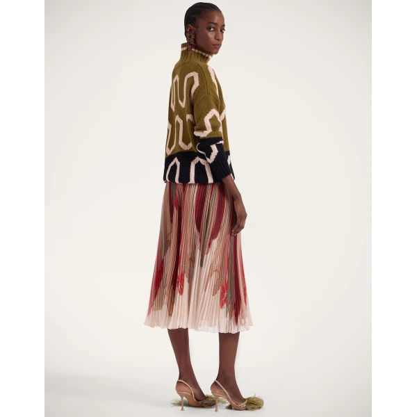 La DoubleJ Supremes Skirt in Twist Multicolor | Skirts | Coveti