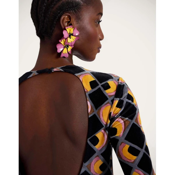 La DoubleJ Swank Dress in Half-Light Black, view 5