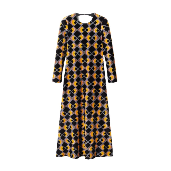 Swank Dress in Half-Light Black