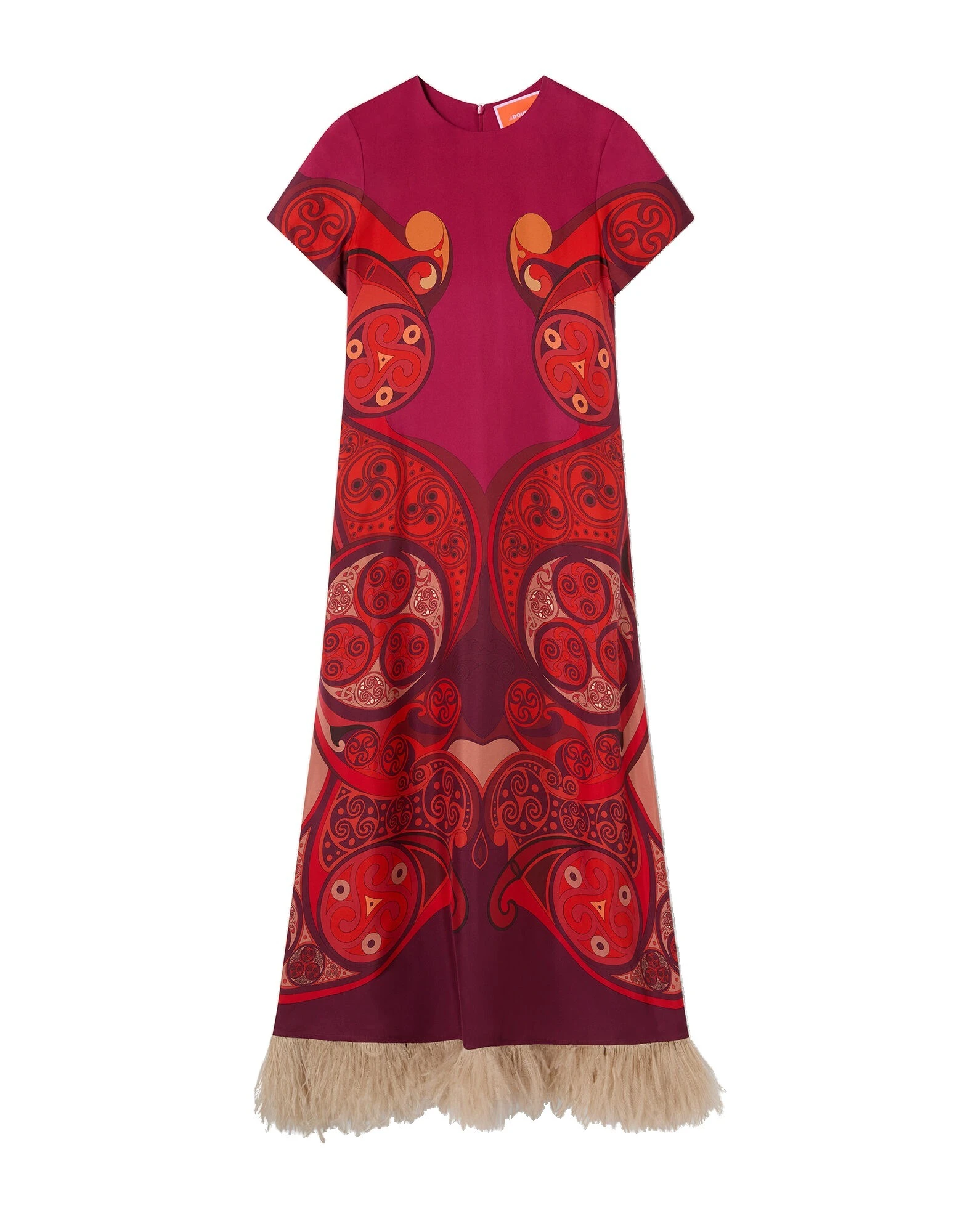 La DoubleJ Swing Dress in Alchemy Dark Red at Coveti La DoubleJ Swing Dress in Alchemy Dark Red at Coveti