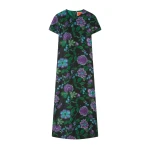 La DoubleJ Swing Dress in Botanical Black at Coveti