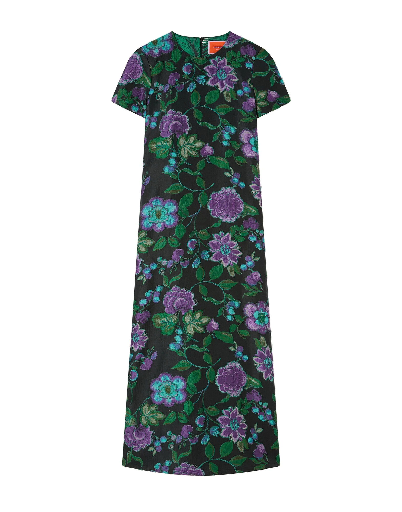 La DoubleJ Swing Dress in Botanical Black at Coveti La DoubleJ Swing Dress in Botanical Black at Coveti