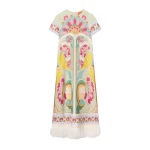 La DoubleJ Swing Dress in Tulip Green at Coveti