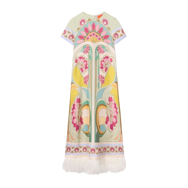 La DoubleJ Swing Dress in Tulip Green at Coveti